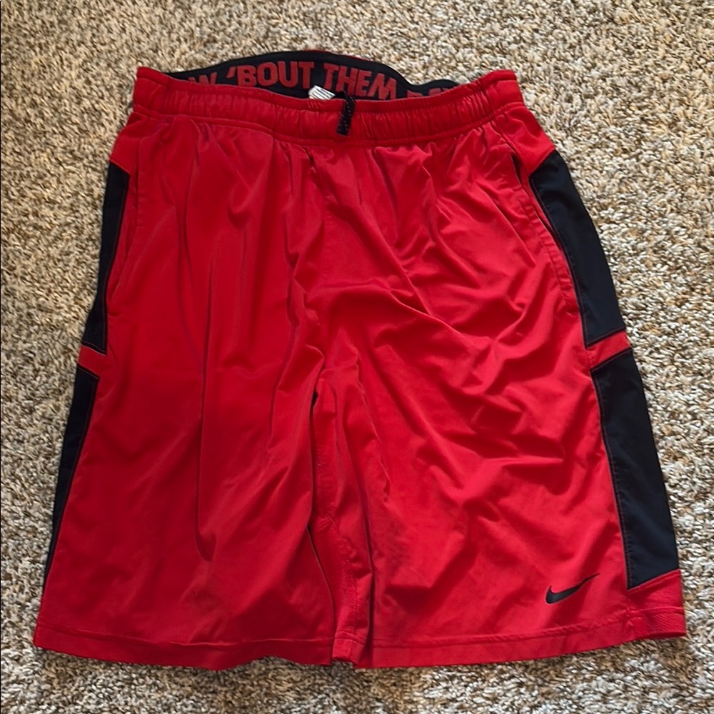 Men's Nike Red Georgia Drifit Shorts